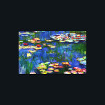 Claude Monet Oil Painting Water Lilies /Nymphéas Canvas Print<br><div class="desc">Water Lilies (Nymphéas in French) is a series of approx. 250 oil paintings by French Impressionist Claude Monet. Many of the works were painted while Monet suffered from cataracts. The paintings depict Monet's flower garden at his home in Giverny, and were the main focus of his artistic production during the...</div>