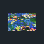 Claude Monet Oil Painting Water Lilies /Nymphéas Canvas Print<br><div class="desc">Water Lilies (Nymphéas in French) is a series of approx. 250 oil paintings by French Impressionist Claude Monet. Many of the works were painted while Monet suffered from cataracts. The paintings depict Monet's flower garden at his home in Giverny, and were the main focus of his artistic production during the...</div>