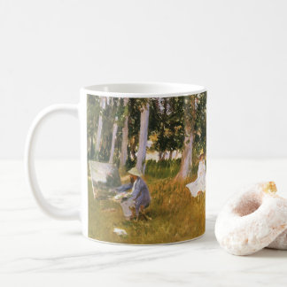 Claude Monet Painting, Edge of a Wood by Sargent Coffee Mug