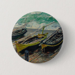Claude Monet Painting Oil Canvas Artistic Nature 6 Cm Round Badge