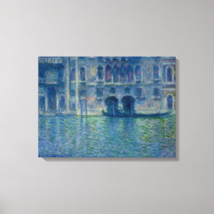 Claude Monet – Palazzo da Mula in Venice – 1908 Canvas Print
