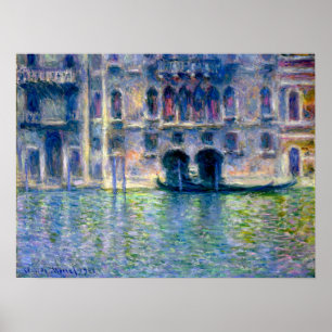 Claude Monet Palazzo da Mula in Venice Poster