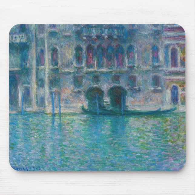 Claude Monet - Palazzo da Mula Mouse Mat (Front)