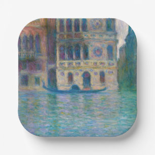 Claude Monet - Palazzo Dario Paper Plate
