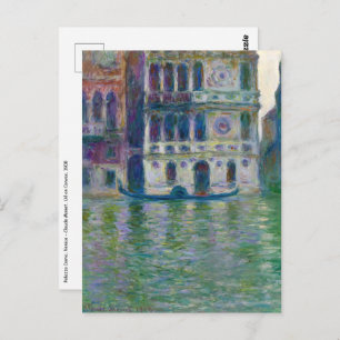 Claude Monet - Palazzo Dario Postcard