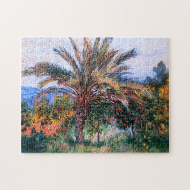 Claude Monet: Palm Tree at Bordighera Jigsaw Puzzle (Horizontal)