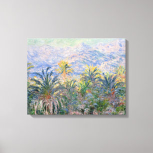 Claude Monet Palm Trees at Bordighera Canvas Print