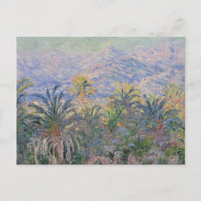 Claude Monet | Palm Trees at Bordighera Postcard (Front)