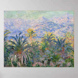 Claude Monet Palm Trees at Bordighera Poster