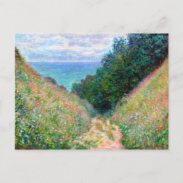 Claude Monet: Path at La Cavee Pourville Postcard (Front)
