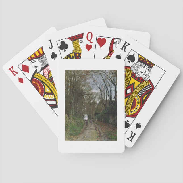 Claude Monet | Path in Normandy Playing Cards (Back)