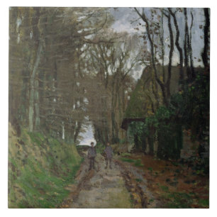 Claude Monet Path in Normandy Tile