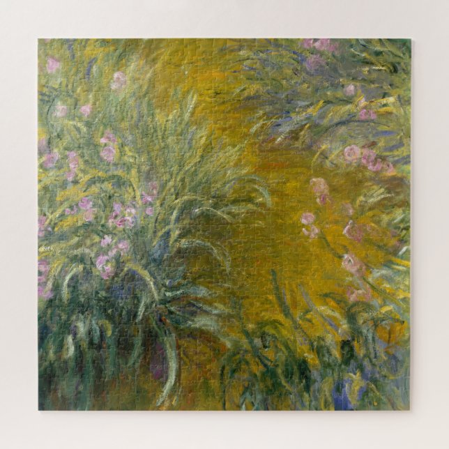 Claude Monet | Path through the Irises Jigsaw Puzzle (Horizontal)