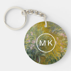 Claude Monet Path through the Irises Key Ring