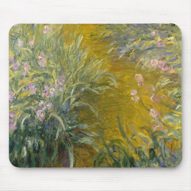 Claude Monet | Path through the Irises Mouse Mat (Front)