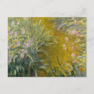 Claude Monet Path through the Irises Postcard