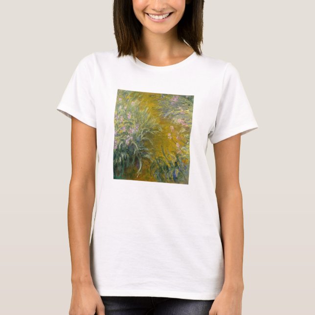 Claude Monet | Path through the Irises T-Shirt (Front)