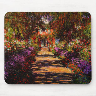 Claude Monet-Pathway in Monet's Garden at Giverny Mouse Mat