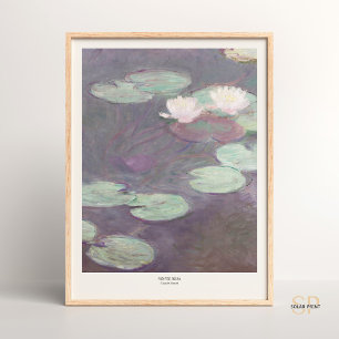 Claude Monet Pink Water Lilies Art Print