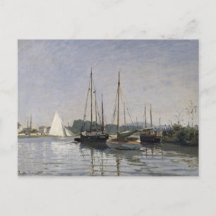 Claude Monet Pleasure Boats, Argenteuil, c.1872- Postcard