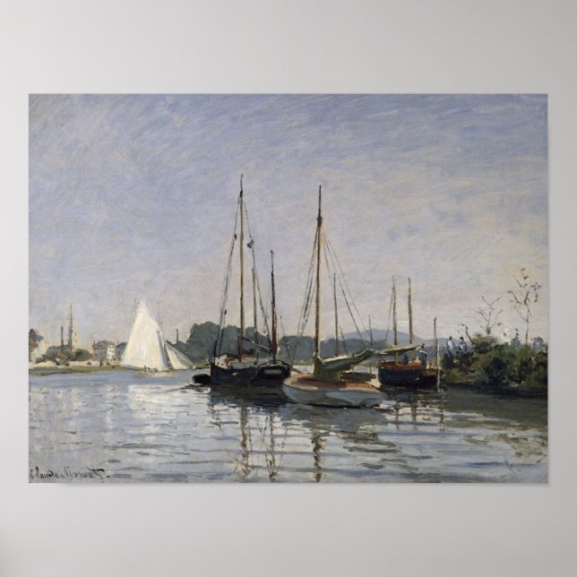 Claude Monet | Pleasure Boats, Argenteuil, c.1872- Poster (Front)