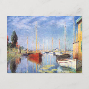 Claude Monet: Pleasure Boats at Argenteuil Postcard