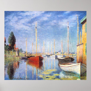 Claude Monet: Pleasure Boats at Argenteuil Poster