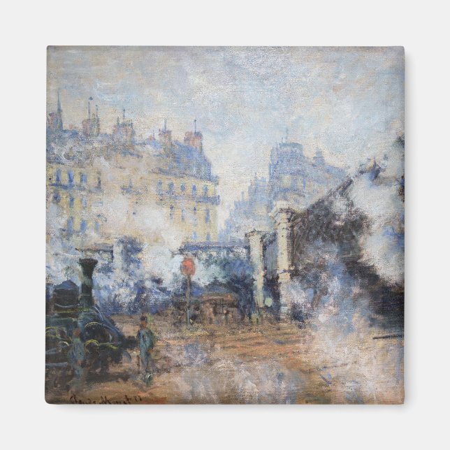 Claude Monet - Pont de l'Europe, Gare Saint-Lazare Magnet (Front)