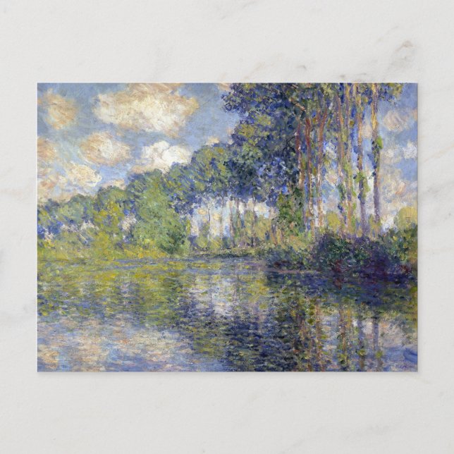 Claude Monet Poplars on the Epte Postcard (Front)