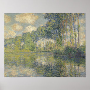 Claude Monet - Poplars on the Epte Poster