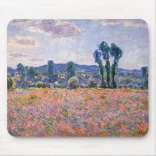 Claude Monet - Poppy Field 1890 (Giverny) Mouse Mat