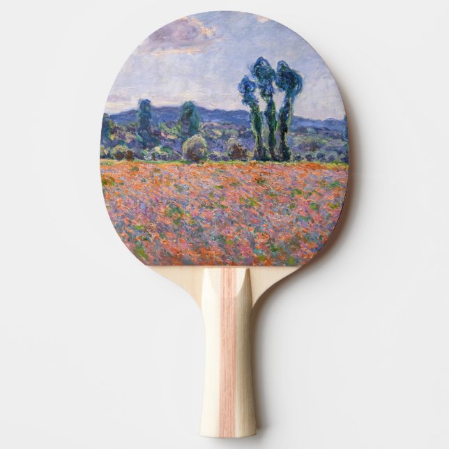 Claude Monet - Poppy Field 1890 (Giverny) Ping Pong Paddle (Front)