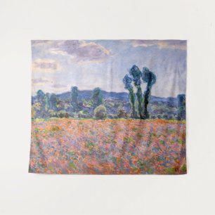 Claude Monet - Poppy Field 1890 (Giverny) Tapestry