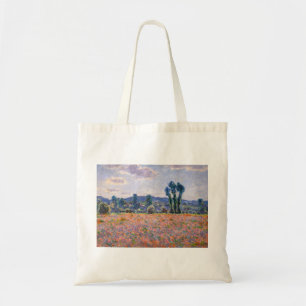 Claude Monet - Poppy Field 1890 (Giverny) Tote Bag