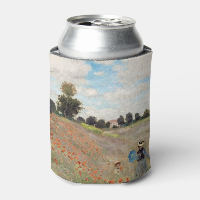 Claude Monet - Poppy Field Can Cooler (Can Front)
