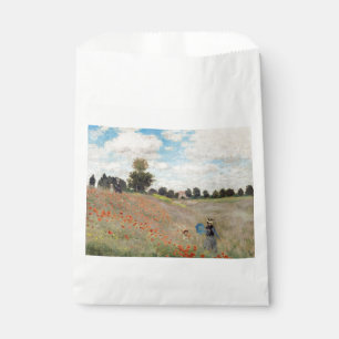 Claude Monet - Poppy Field Favour Bags