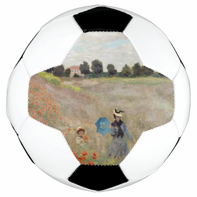Claude Monet - Poppy Field Football (Front)