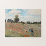 Claude Monet - Poppy Field Jigsaw Puzzle<br><div class="desc">Poppy Field / Wild Poppies,  near Argenteuil / Les Coquelicots - Claude Monet in 1873</div>