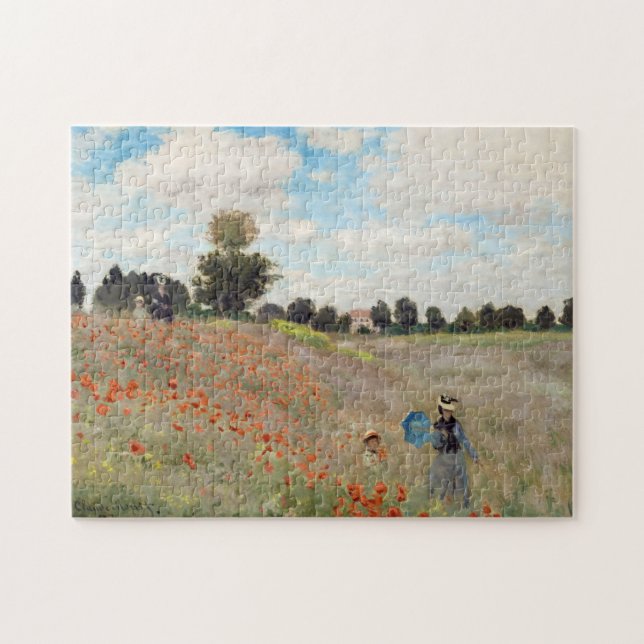 Claude Monet - Poppy Field Jigsaw Puzzle (Horizontal)