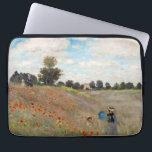 Claude Monet - Poppy Field Laptop Sleeve<br><div class="desc">Poppy Field / Wild Poppies,  near Argenteuil / Les Coquelicots - Claude Monet in 1873</div>