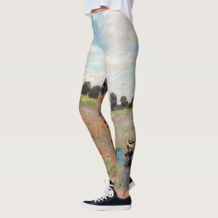 Claude Monet - Poppy Field Leggings