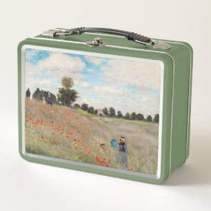 Claude Monet - Poppy Field Metal Lunch Box