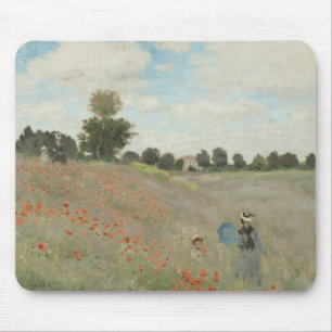 Claude Monet - Poppy Field Mouse Mat