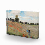 Claude Monet - Poppy Field Photo Block<br><div class="desc">Poppy Field / Wild Poppies,  near Argenteuil / Les Coquelicots - Claude Monet in 1873</div>