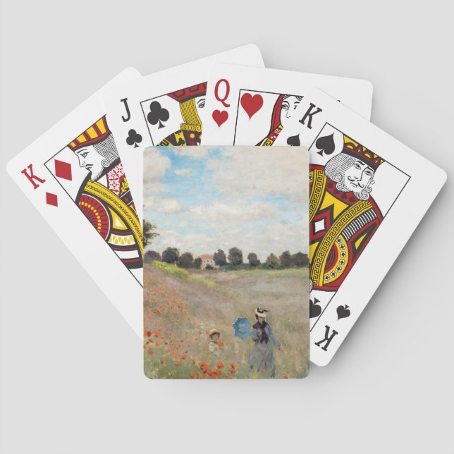 Claude Monet - Poppy Field Playing Cards (Back)