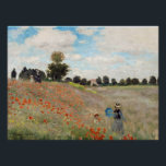Claude Monet - Poppy Field Poster<br><div class="desc">Poppy Field / Wild Poppies,  near Argenteuil / Les Coquelicots - Claude Monet in 1873</div>