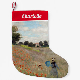 Claude Monet - Poppy Field Small Christmas Stocking
