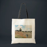 Claude Monet - Poppy Field Tote Bag<br><div class="desc">Poppy Field / Wild Poppies,  near Argenteuil / Les Coquelicots - Claude Monet in 1873</div>