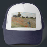 Claude Monet - Poppy Field Trucker Hat<br><div class="desc">Poppy Field / Wild Poppies,  near Argenteuil / Les Coquelicots - Claude Monet in 1873</div>