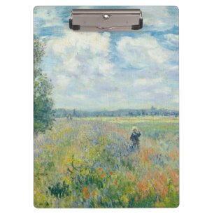 Claude Monet - Poppy Fields near Argenteuil (1875) Clipboard